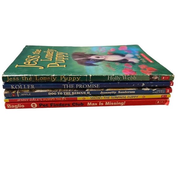 Kid’s Chapter Book Lot Set Of‎ 5 Paperback Books About Dogs Pets - Picture 2 of 10